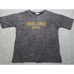 Zenana University Of Tennessee Martin T-Shirt Mens XL Dark Gray Acid Wash
